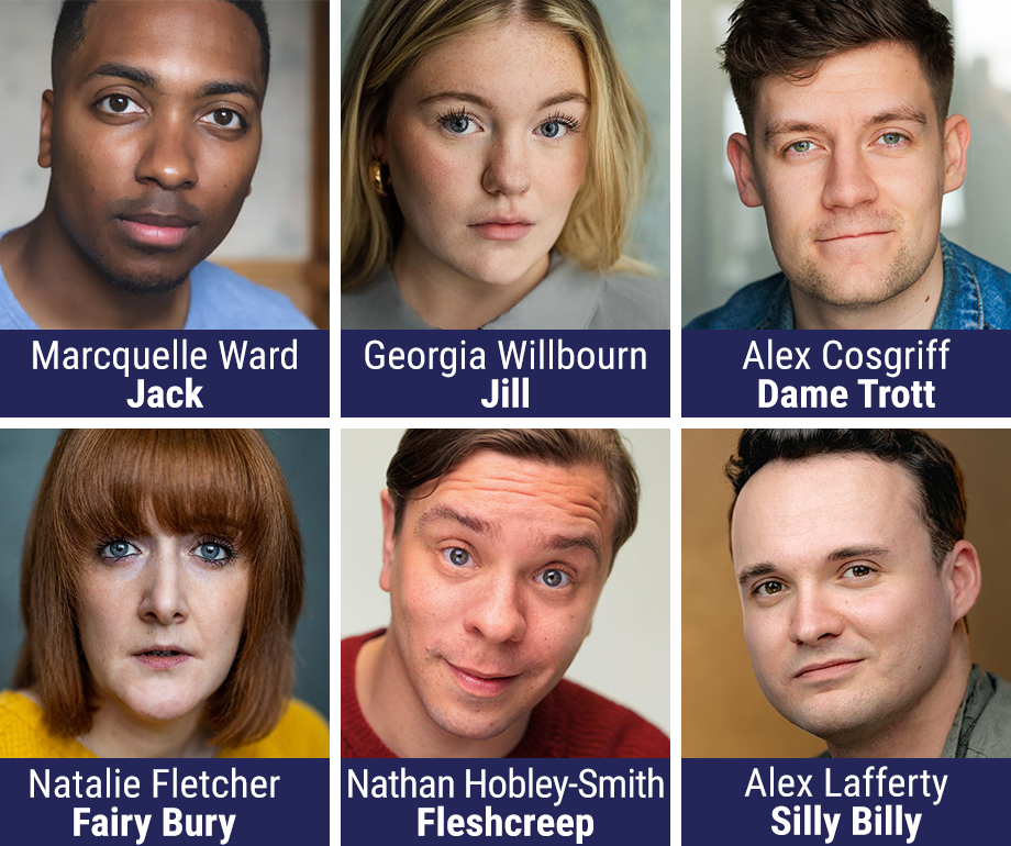 The cast of Jack and the Beanstalk